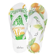 Ojotas Para Playa Hombre - Naranja - Malsu Tendencias