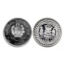 Moneda De Plata Del Señor De Sipan