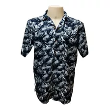 Camisa Masculina Hawaiana 0221 Abacaxi (verifique Medidas!!)