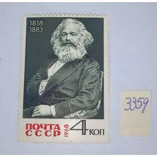 Estampilla Urss ( Rusia) Karl Marx Yt. 3359 -1968