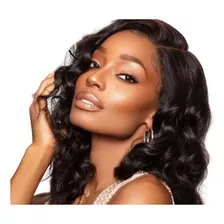 Peruca Front Lace Wig Ondulada Cabelo Humano Lw01