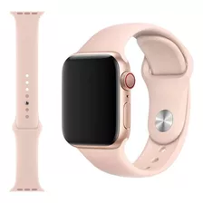 Malla Reloj Silicona Con Hebilla Para Apple Iwatch 38/40 Mm Ancho 38 Mm Color Rosa