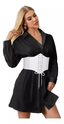 Tercera imagen para búsqueda de corset blanco