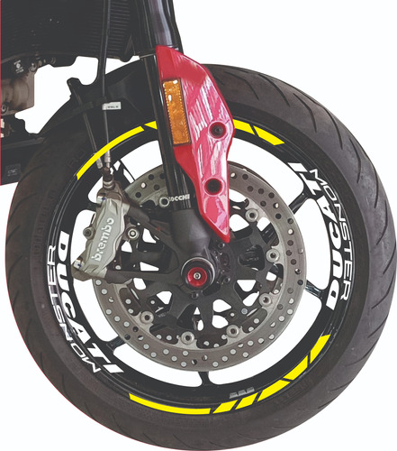 Stickers Reflejantes Para Rin Ducati Monster  Foto 2