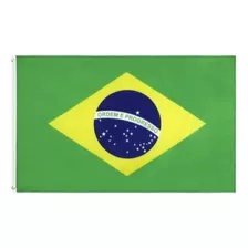 Bandeira Do Brasil Grande Com Ilhós 90x150cm