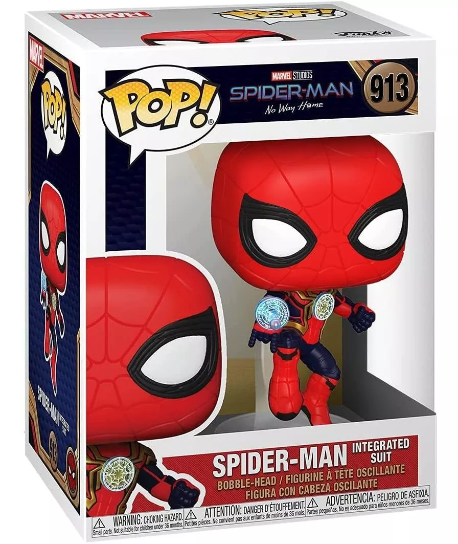 Funko Pop Marvel Spiderman  No Way Home Spiderman Intégrated