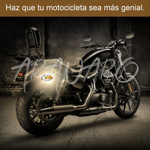 Direccionales Focos Faros Led Motocicleta Efecto Neon 2pz Foto 9