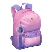 Mochila Escolar Capricho Paete Rosa E Lilás - Sestini