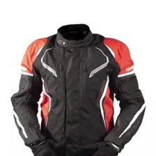 Campera Abrigo Cordura Protecciones Moto Assen Fourstroke Um