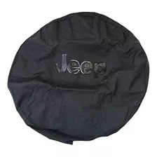 Jeep Wrangler Black Denim W/logo Cubierta De Neumático...