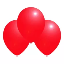 Globo Liso 9 Pulgadas 25 Unidades Tuky Color Rojo