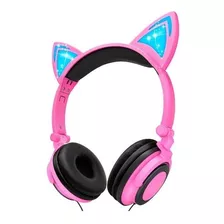 Vincha Auricular Orejas Gato C/luces Led Colores Mf Shop 