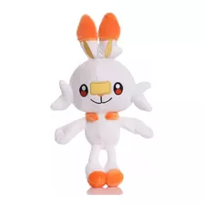 Pelucia Scorbunny Boneco Pokemon Sword Shield Grookey Sobble