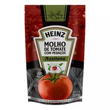Molho De Tomate Sabor Azeitona Pretas E Verdes 300g Heinz 