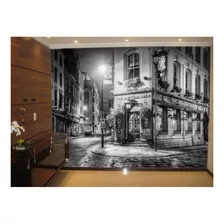 Papel De Parede Cidade Bar Pub London Esquina 5m² Ncd259