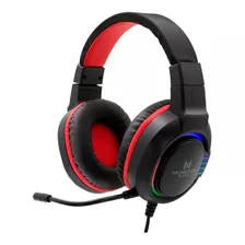 Audífonos Gamer Monster Fire Rgb Over-ear Fj