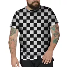 Camiseta Plus Size Xadrez Chess Trap Punk Old School Retro