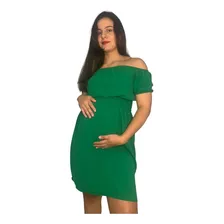 Vestido Para Grávida Primavera Verão Moda Gestante Elastex 