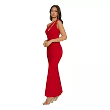 Rojo Pasión: Elegancia Y Estilo En Un Vestido Deslumbrante