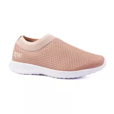 Tênis Feminino Meia Levinho Macio Sem Cadarço Slip On Runway