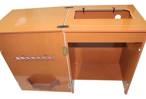 Gabinete De Máquina De Costura Tipo Singer Cedro Cedro