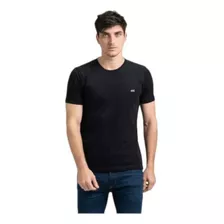 Remera Algodón Hombre Mistral Mini Logo Cuello Redondo 10129