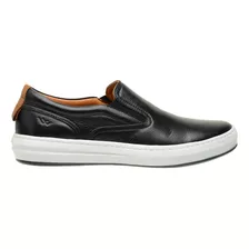 Sapato Sapatênis Masculino -couro Legítimo Floater -slip On 