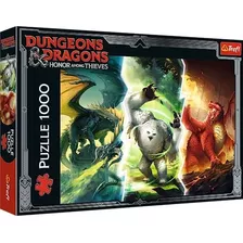 Trefl Red Rompecabezas De 1000 Piezas - Dragones Y Mazmorras