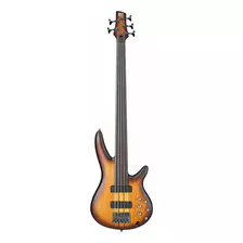 Bajo Electrico Ibanez Srf705 Brown Burst Flat Fretless Color Marrón