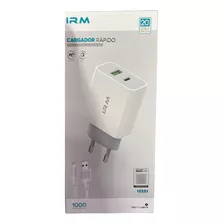 Cargador Carga Rápida Usb-c + Usb+a Irm Doble Salida