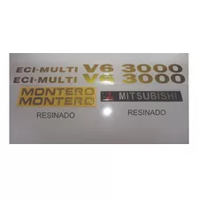 Mitsubishi Montero Pajero V6 3000 Kit Calcomania X 5 Unidade