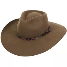 Chapéu Pralana Classic 5x Aba 10 Café Cowboy Country Oferta!