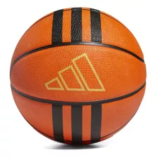 Bola De Basquete adidas 3 Listras Laranja/preto