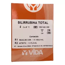 Reagente Bilirrubina Total 100ml Para Laboratório