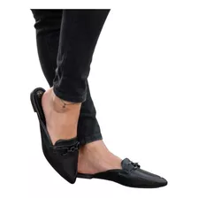 Mule Feminino Bico Fino Casual Elegante P/ Mulheres Moderna