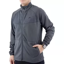 Campera Abyss Termofijado Combinado Gris 23i0110