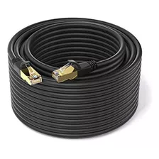 Ethernet Cable 100 Ft, Cat 8 Ethernet Cable, Support Cat7/ca