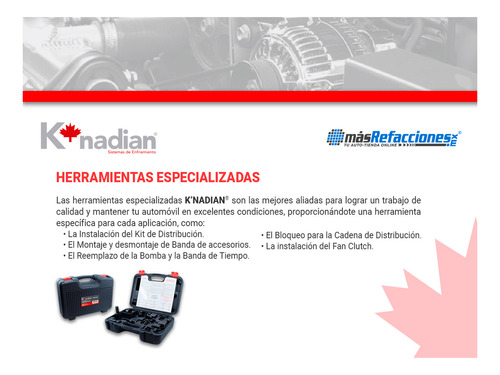 Herramienta Instalar Banda Acces Aura 6 Cil 3.5l 07 Knadian Foto 5