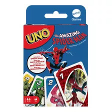 Uno Juego De Cartas Marvel Spider-man