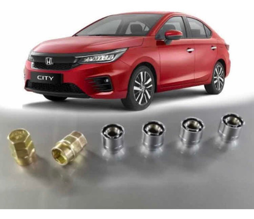 Birlos Seguridad Honda City 2021-2022-2023 Doble Llave. Foto 2