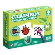 Brinquedo Pedagogico Infantil Jogo Carimbos - Nig Brinquedos Cor Do Exterior Animais De Jardim