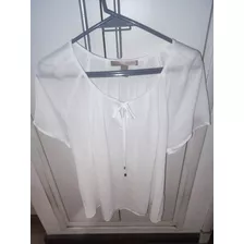 Blusa De Gasa Manga Corta 