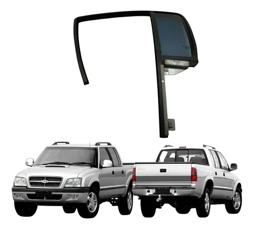 Vidro Fixo Traseiro Conferir Lado Gm S10 95 2002 11 Usado 7