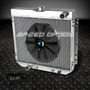 3-row Aluminum Radiator+14  Fan 69-73 Mercury Comet/cou Spd1