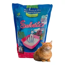 Areia Gato Silica Higiênica Micro Cristais Sanisilica 1.7kg