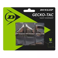 Overgrip Tenis Gecko Tac Dunlop Premium Gran Agarre Negro X3