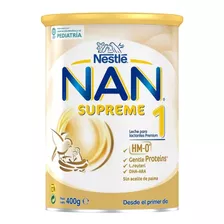 Fórmula Infantil Em Pó Sem Glúten Nestlé Nan Supreme Pro En Lata De 1 De 400g - 0 A 6 Meses