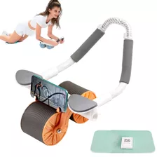 Rolo Abdominal Roda Rebote Automático Com Temporizado 