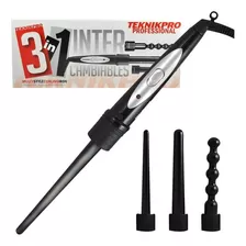 Buclera Profesional Teknikpro Multy Style Curling 3 En 1