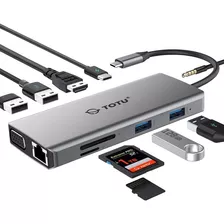 Adaptador Hub Totu 11n1 Usb C Hdmi Para Chromecast Google Tv